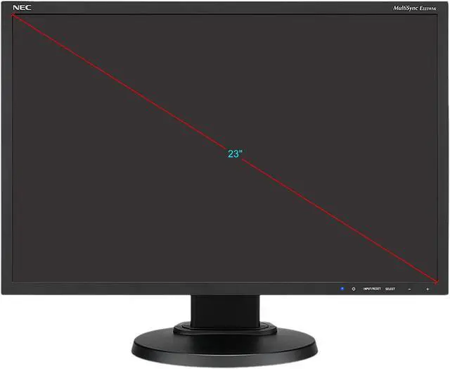Alt view image 4 of 4 - NEC Display Solutions 23" IPS FHD IPS Monitor 6 ms D-Sub, DVI, DisplayPort MultiSync E233WMi-BK