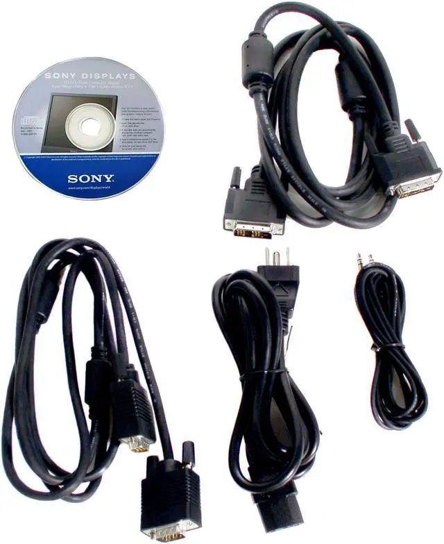 Alt view image 5 of 5 - SONY 19" Active Matrix, TFT LCD SXGA LCD Monitor 25 ms SDM-X93/B