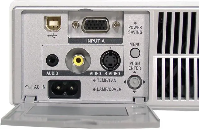 Alt view image 4 of 6 - SONY VPL-CS6 Native Resolution SVGA (800 x 600) up to XGA (1024 x 768) 1800 lumens (High Mode), 1600 lumens (Low Mode) LCD Projector