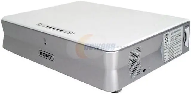 Alt view image 2 of 6 - SONY VPL-CS6 Native Resolution SVGA (800 x 600) up to XGA (1024 x 768) 1800 lumens (High Mode), 1600 lumens (Low Mode) LCD Projector