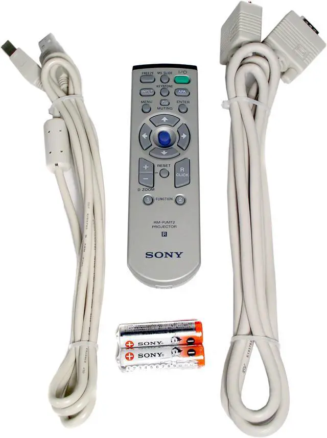 Alt view image 5 of 6 - SONY VPL-CS6 Native Resolution SVGA (800 x 600) up to XGA (1024 x 768) 1800 lumens (High Mode), 1600 lumens (Low Mode) LCD Projector