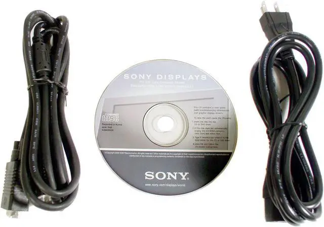 Alt view image 5 of 5 - SONY 19" Active Matrix, TFT LCD SXGA LCD Monitor 25 ms SDM-S93