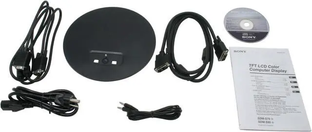 Alt view image 8 of 10 - SONY 19" Active Matrix, TFT LCD SXGA LCD Monitor 16 ms SDM-S95DB