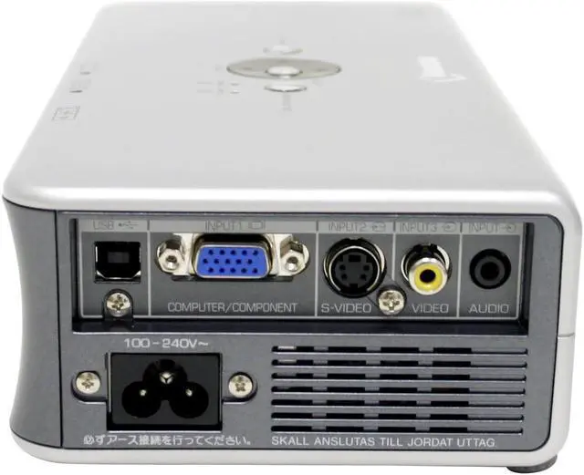 Alt view image 6 of 10 - SHARP XR-1S 800 x 600 1100 Lumens DLP Projector 1500:1