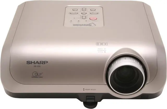 Alt view image 3 of 10 - SHARP XR-10X 1024 x 768 2000 ANSI Lumens Standard Mode; 1750 ANSI Lumens Low Power Mode DLP Projector 2000:1