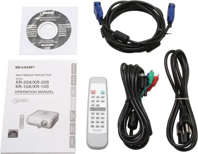 Alt view image 9 of 10 - SHARP XR-10X 1024 x 768 2000 ANSI Lumens Standard Mode; 1750 ANSI Lumens Low Power Mode DLP Projector 2000:1