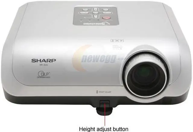 Alt view image 3 of 10 - SHARP XR-20S 800 x 600 2300 ANSI Lumens Standard Mode; 2000 ANSI Lumens Low Power Mode DLP Projector 2000:1