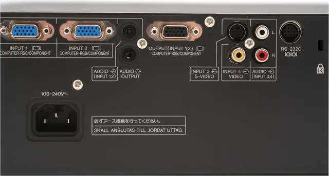 Alt view image 8 of 10 - SHARP XR-20S 800 x 600 2300 ANSI Lumens Standard Mode; 2000 ANSI Lumens Low Power Mode DLP Projector 2000:1