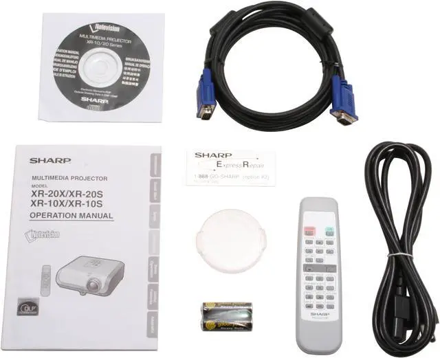 Alt view image 9 of 10 - SHARP XR-20S 800 x 600 2300 ANSI Lumens Standard Mode; 2000 ANSI Lumens Low Power Mode DLP Projector 2000:1