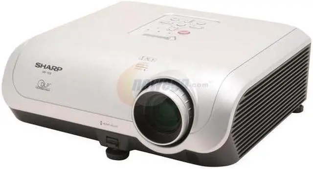Alt view image 2 of 10 - SHARP XR-10S SVGA (800 x 600) 2000 ANSI Lumens Standard Mode; 1750 ANSI Lumens Low Power Mode DLP Projector 2000:1