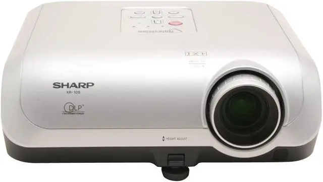 Alt view image 3 of 10 - SHARP XR-10S SVGA (800 x 600) 2000 ANSI Lumens Standard Mode; 1750 ANSI Lumens Low Power Mode DLP Projector 2000:1