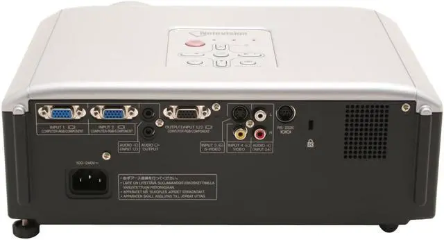 Alt view image 6 of 10 - SHARP XR-10S SVGA (800 x 600) 2000 ANSI Lumens Standard Mode; 1750 ANSI Lumens Low Power Mode DLP Projector 2000:1