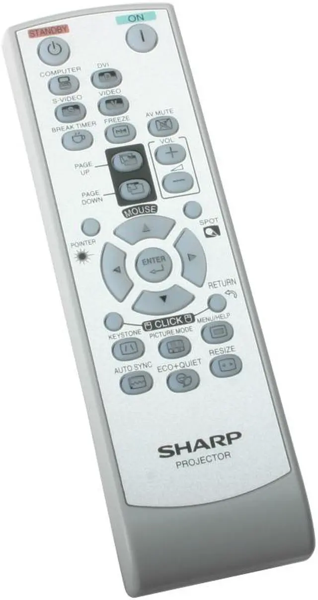 Alt view image 10 of 13 - SHARP XR-40X 1024 x 768 2600 ANSI Lumens DLP Projector 2200:1