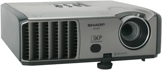 Alt view image 3 of 13 - SHARP XR-40X 1024 x 768 2600 ANSI Lumens DLP Projector 2200:1