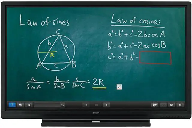 Main image of Sharp AQUOS BOARD PN-C605B 60" Full HD Interactive LCD Display System with 10-Point Infrared Touch