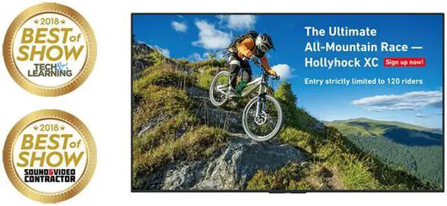 Alt view image 3 of 4 - Sharp PN-UH501 50" 4K Ultra HD Commercial LCD Display with Built-in NTSC/ATSC Tuner and USB Media Player