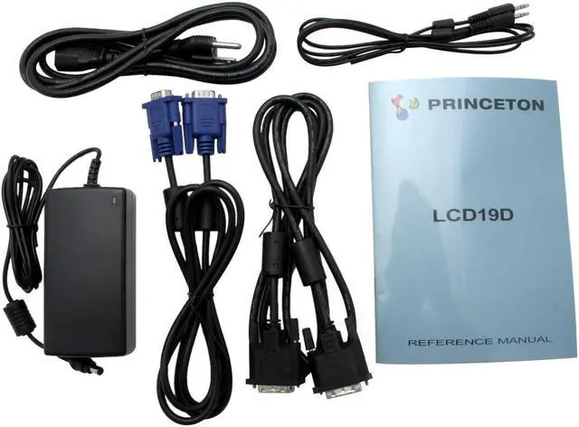 Alt view image 5 of 6 - PRINCETON 19" Active Matrix, TFT LCD SXGA LCD Monitor 25 ms D-Sub, DVI LCD19D