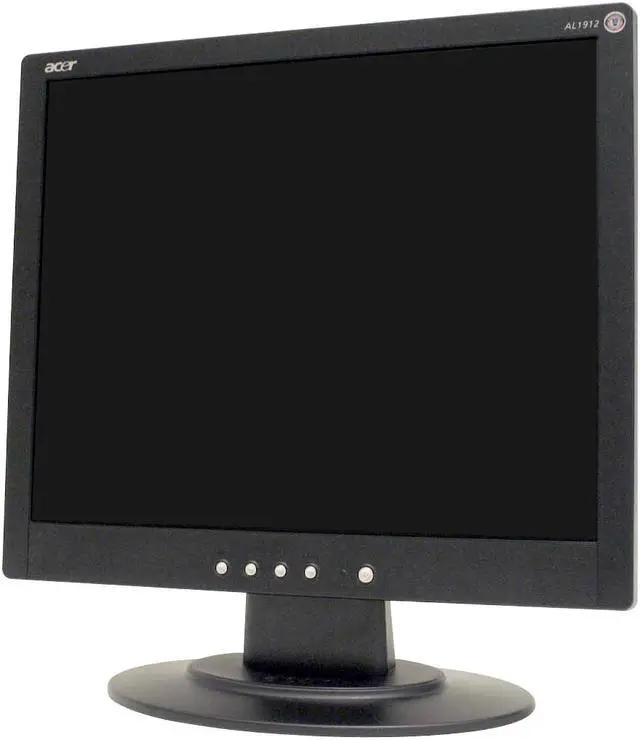 Alt view image 3 of 9 - Acer 19" Active Matrix, TFT LCD SXGA LCD Monitor 16 ms AL1912b