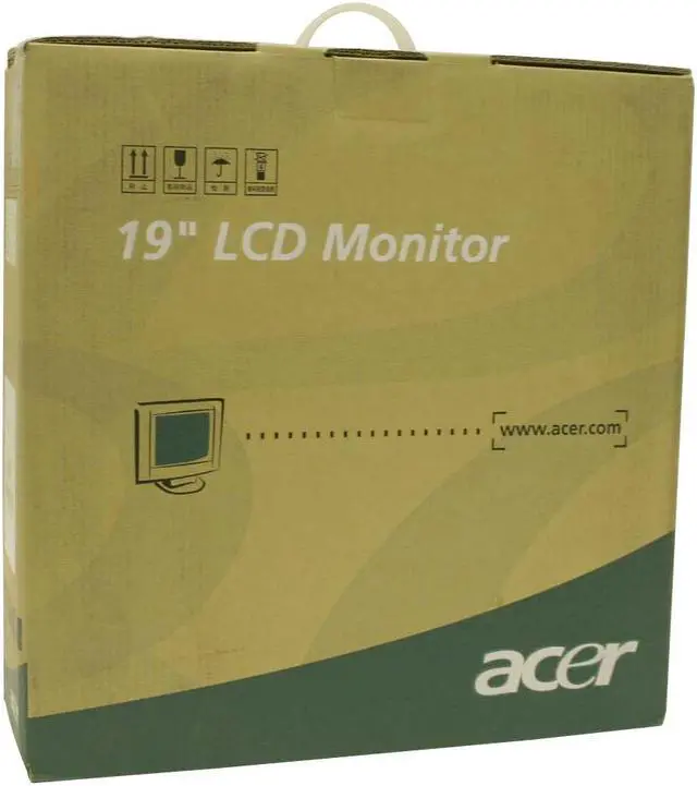 Alt view image 9 of 9 - Acer 19" Active Matrix, TFT LCD SXGA LCD Monitor 16 ms AL1912b