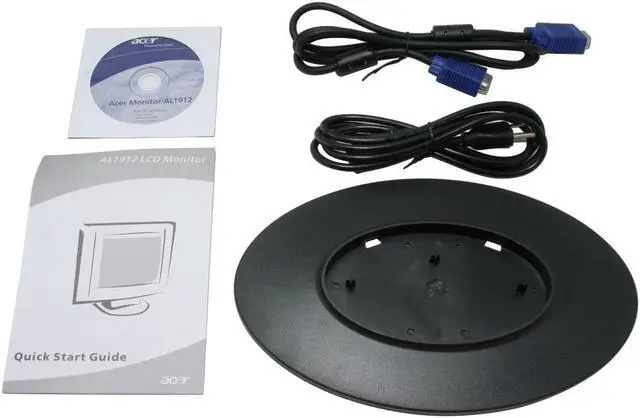 Alt view image 8 of 9 - Acer 19" TFT LCD SXGA LCD Monitor 12 ms AL1912s