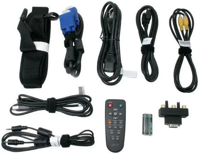 Alt view image 8 of 11 - Acer PD100 800 x 600 2000 ANSI Lumens (Standard), 1600 ANSI Lumens (ECO) DLP Projector 2000:1