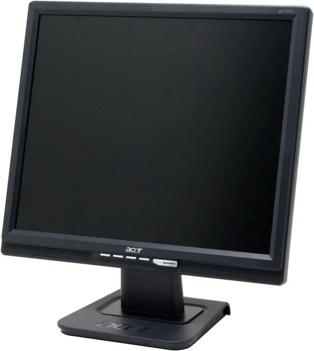Alt view image 2 of 9 - Acer 17" TFT LCD SXGA LCD Monitor 8 ms D-Sub AL1717 Abm