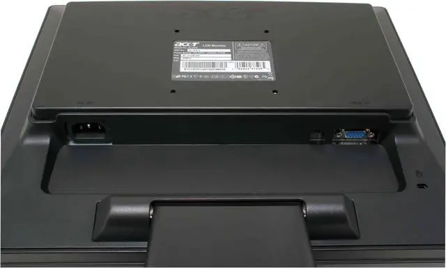 Alt view image 6 of 10 - Acer 15" TFT LCD XGA LCD Monitor 16 ms AL1515