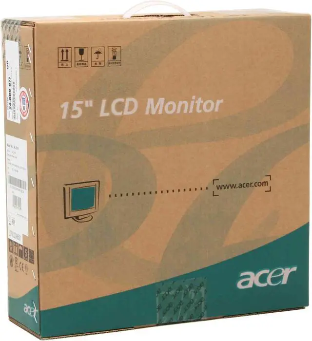 Alt view image 10 of 10 - Acer 15" TFT LCD XGA LCD Monitor 16 ms AL1515