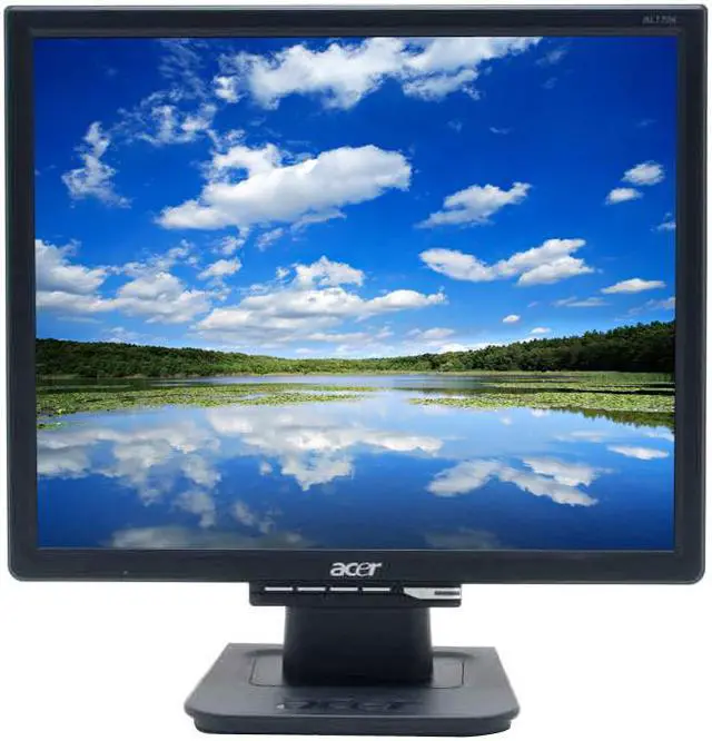 Alt view image 2 of 7 - Acer 17" TFT LCD SXGA LCD Monitor 8 ms D-Sub AL1706Ab
