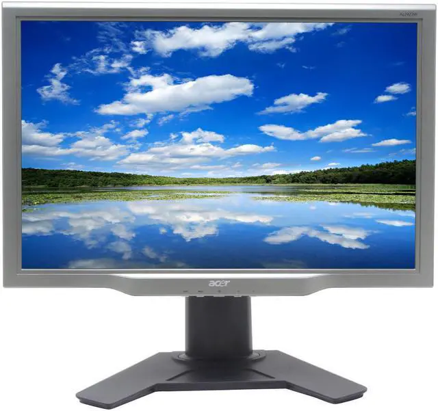 Alt view image 2 of 10 - Acer 24" Active Matrix, TFT LCD WUXGA LCD Monitor with Height Adjustments 6ms (GTG) D-Sub, DVI AL2423Wdr