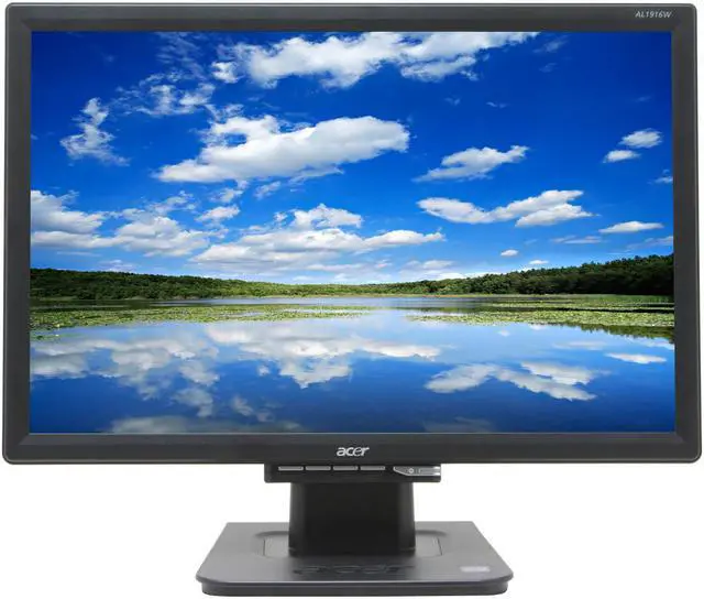 Alt view image 2 of 10 - Acer 19" Active Matrix, TFT LCD WXGA+ LCD Monitor 5 ms D-Sub, DVI AL1916WAbd