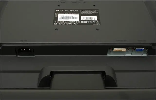 Alt view image 7 of 10 - Acer 19" Active Matrix, TFT LCD WXGA+ LCD Monitor 5 ms D-Sub, DVI AL1916WAbd