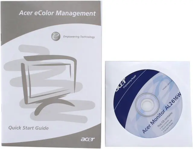 Alt view image 10 of 10 - Acer 26" WUXGA LCD Monitor with HDCP support 5ms (GTG) D-Sub, DVI AL2616Wd