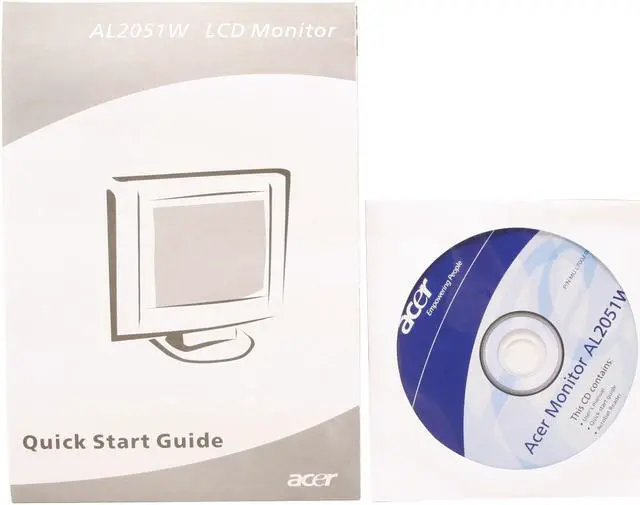 Alt view image 11 of 12 - Acer 20" TFT LCD WSXGA+ LCD Monitor 8 ms AL2051W