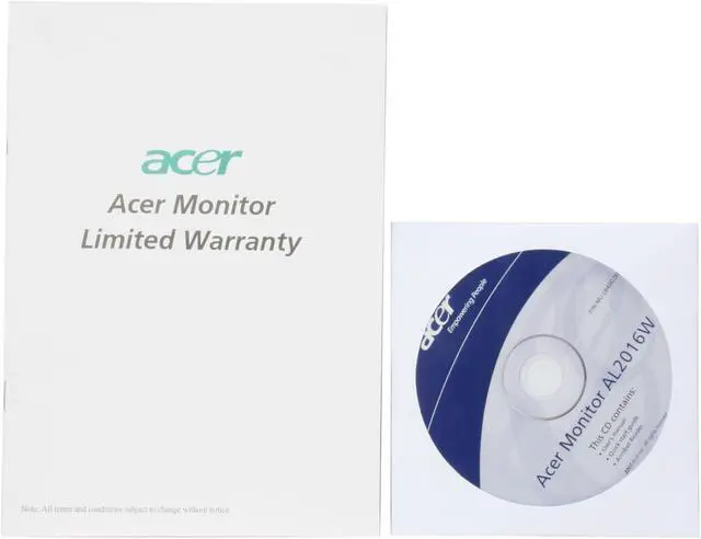 Alt view image 9 of 11 - Acer 20" TFT LCD WSXGA+ LCD Monitor 5 ms D-Sub, DVI AL2016WBbd