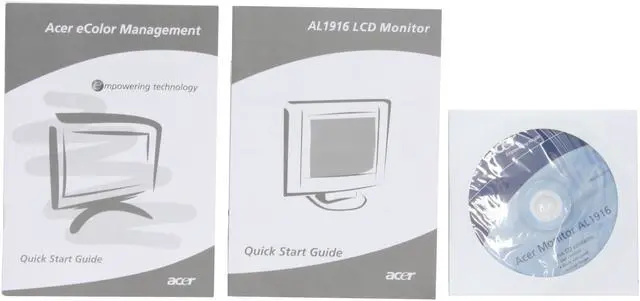 Alt view image 10 of 11 - Acer 19" TFT LCD SXGA LCD Monitor 5 ms D-Sub AL1916 Cb