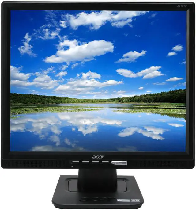 Alt view image 2 of 14 - Acer 17" SXGA LCD Monitor 5 ms D-Sub AL1717 FB