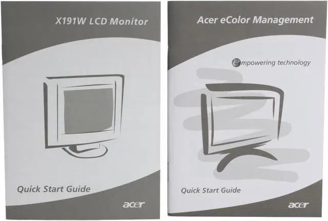 Alt view image 11 of 13 - Acer 19" WXGA+ LCD Monitor 5 ms D-Sub, DVI X191Wsd