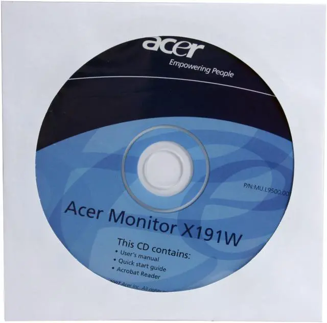 Alt view image 12 of 13 - Acer 19" WXGA+ LCD Monitor 5 ms D-Sub, DVI X191Wsd