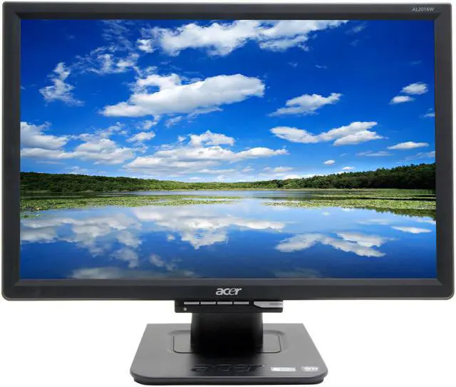 Alt view image 2 of 12 - Acer 20" WSXGA+ LCD Monitor 5 ms D-Sub AL2016W Bb