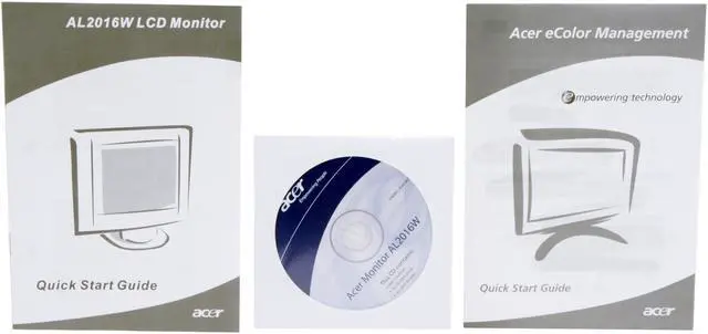 Alt view image 11 of 12 - Acer 20" WSXGA+ LCD Monitor 5 ms D-Sub AL2016W Bb