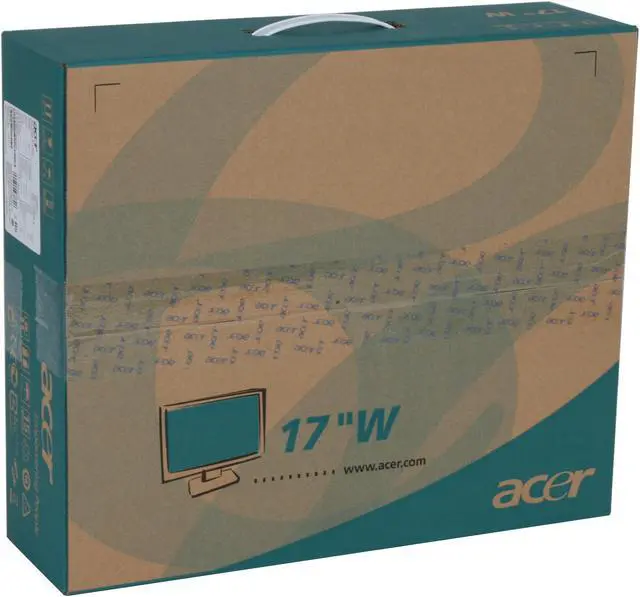 Alt view image 12 of 12 - Acer 17" WXGA+ LCD Monitor 8 ms D-Sub AL1702Wb