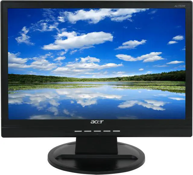 Alt view image 2 of 12 - Acer 17" WXGA+ LCD Monitor 8 ms D-Sub AL1702Wb