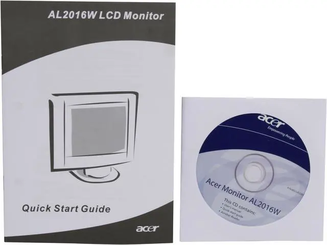 Alt view image 11 of 12 - Acer 20" WSXGA+ LCD Monitor 2ms(GTG) D-Sub, DVI AL2016WCbd