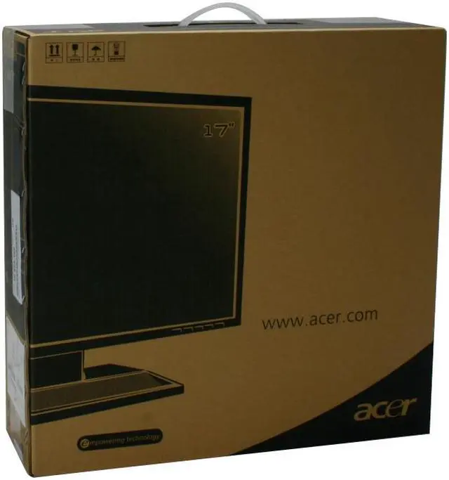 Alt view image 12 of 12 - Acer 17" SXGA LCD Monitor 5 ms D-Sub V173 b