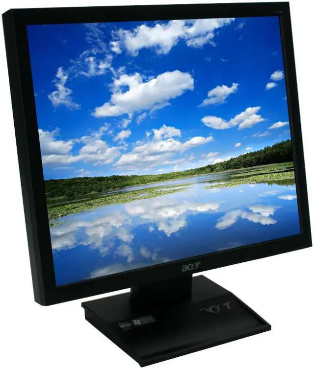 Alt view image 3 of 12 - Acer 17" SXGA LCD Monitor 5 ms D-Sub V173 b