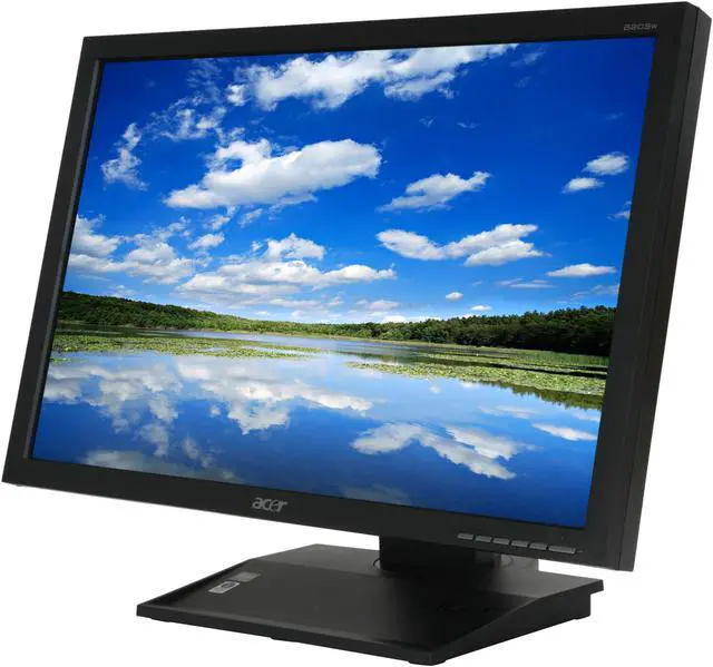 Main image of Acer B203Wbdmr Black 20" 5ms  Widescreen LCD Monitor with Height & Pivot Adjustments 300 cd/m2 2500:1 (DCR) Built-in Speakers
