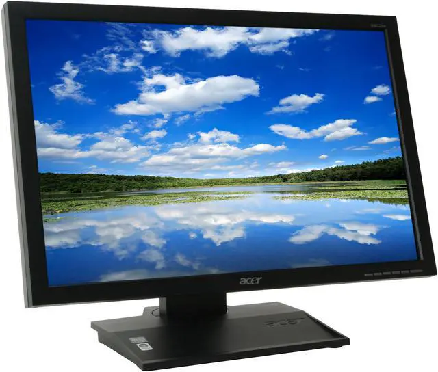 Alt view image 3 of 10 - Acer B203Wbdmr Black 20" 5ms  Widescreen LCD Monitor with Height & Pivot Adjustments 300 cd/m2 2500:1 (DCR) Built-in Speakers
