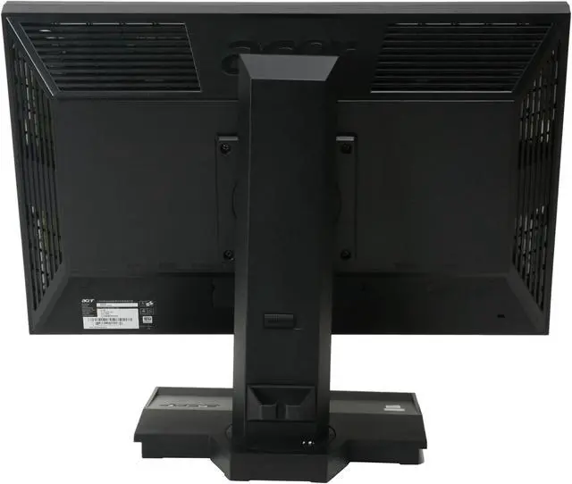 Alt view image 5 of 10 - Acer B203Wbdmr Black 20" 5ms  Widescreen LCD Monitor with Height & Pivot Adjustments 300 cd/m2 2500:1 (DCR) Built-in Speakers