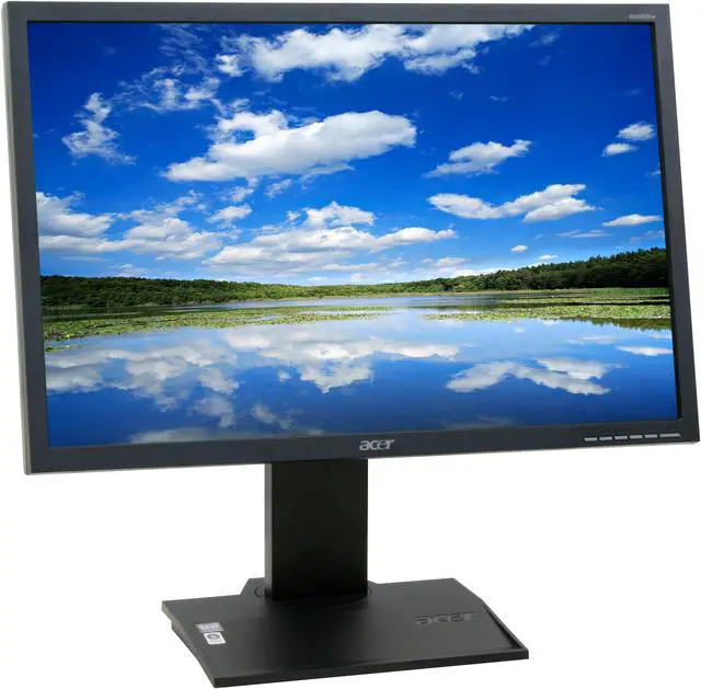 Alt view image 3 of 19 - Acer 22" WSXGA+ LCD Monitor with Height & Pivot Adjustment 5 ms D-Sub, DVI B223Wbdmr